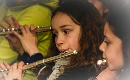 cours de saxophone, cours de flûte